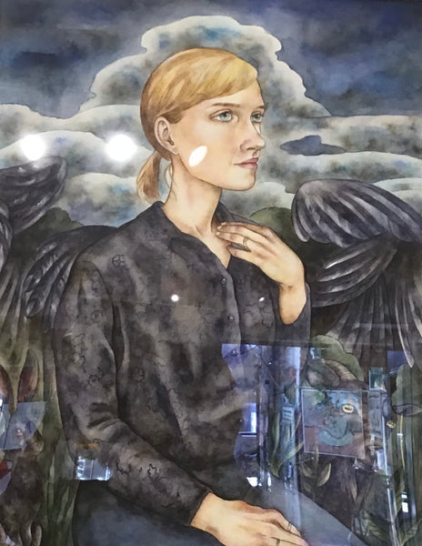 Spirit Sister - original watercolour by Suzie Komza