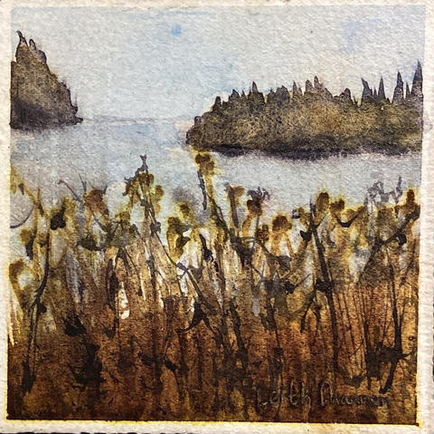 Little Cat Marsh - original painting by Leith Channen