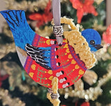 Bird ornaments original by Lucy De Sousa