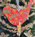 Bird ornaments original by Lucy De Sousa