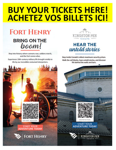 Fort Henry & Kingston Penitentiary Tour Promotional Materials