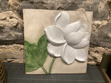 Large Square Magnolia Flower Wall