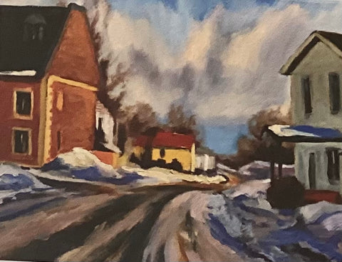 Rideau Street Winter (card) by P. Shea