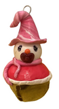 Jingle bell snowman ornament