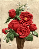 Small Bouquet Of Roses Wall Tile