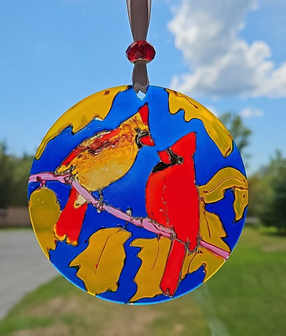 4 inch Suncatchers handpainted by Lucy De Sousa - Martello Alley