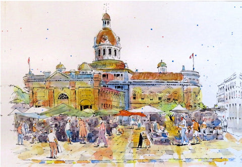 City Hall Market 2 print