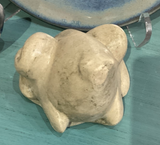Contemporary Concrete Frog Statue