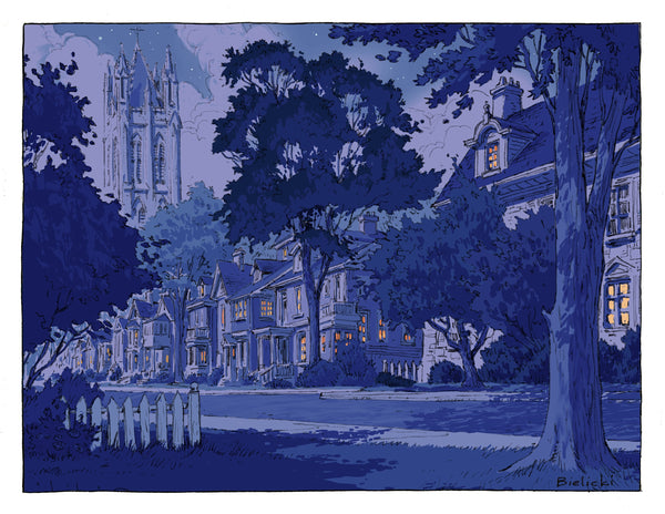 St. Mary’s Cathedral - Night by Piotr Bielicki
