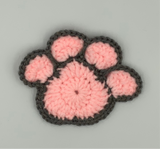 Crochet Paw Coasters