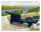 Copy of Fort Henry Vista - Artillery small card by Piotr Bielicki