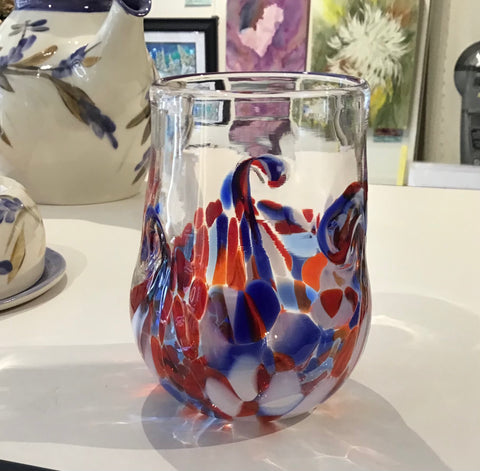 Kingston Glass Studio Twisty Cups