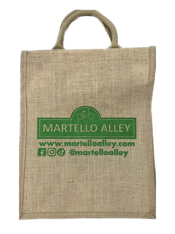 Heavy Duty Martello Alley Jute Tote Bag