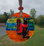 3 inch Suncatchers handpainted by Lucy De Sousa