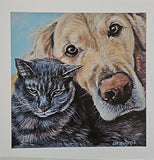 Assorted prints 12"×12"of Cute Animals, portrait, flowers, landscape and wildlife by Lucy De Sousa