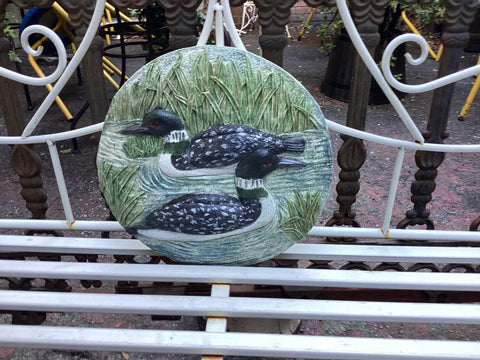 Loons Hanging Out On The Lake Wall Tile by Concrete Design Studio