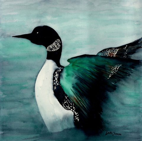 Jewel of the Lake - original painting by Leith Channen
