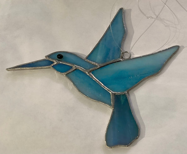 Stained Glass Hummingbird by Howard Sandles