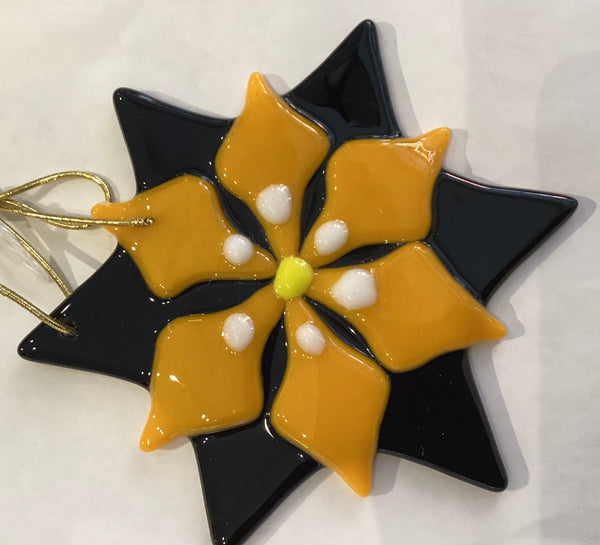 Fused Glass Ornament by Howard Sandles