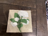 Small Square Hydrangea Wall Tile