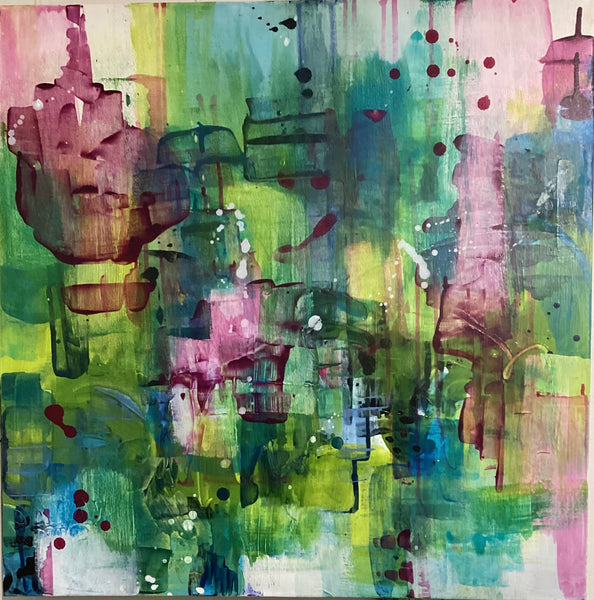 Through the Rain - original painting by Clare Williams