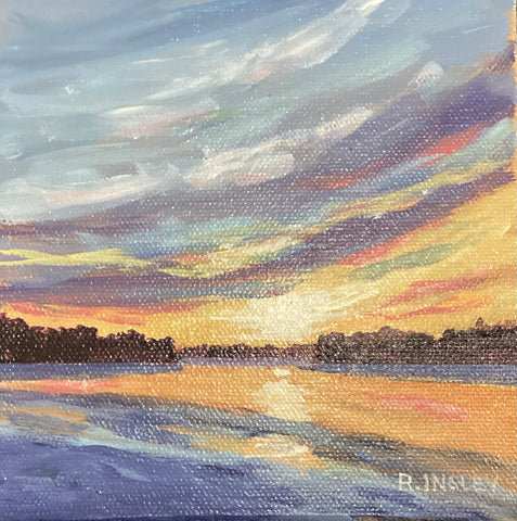 A Thousand Sunsets #32- original painting by Rosalyn Insley