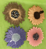 Garden Flower Resin Coasters