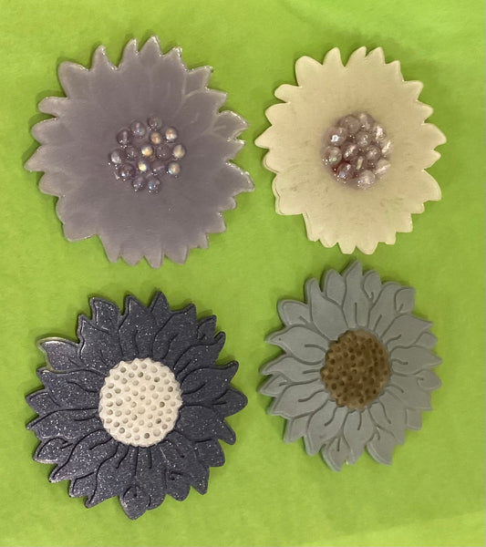 Garden Flower Resin Coasters