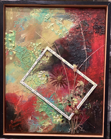 All Flowers are Beautiful Their Own Way - original painting by Carla Miedema