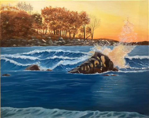 Sunset Splash by Elaine Burke