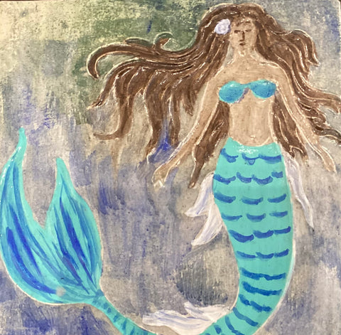 Sierra Small Mermaid In The Sea Tile