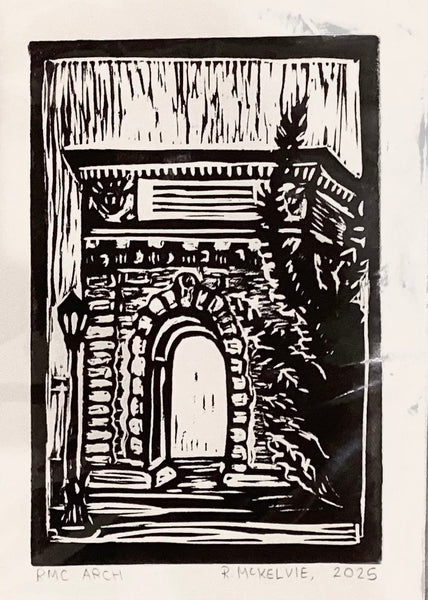 Lino Small Print of Kingston by Rebecca McKelvie