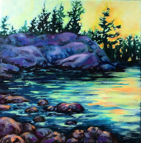 Golden hour - original by Rebecca McKelvie