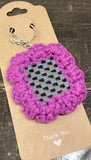 Crochet My Heart Key Chain