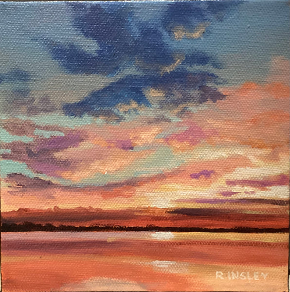 A Thousand Sunsets #48 original painting by Rosalyn Insley
