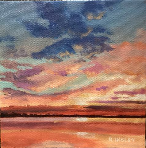 A Thousand Sunsets #48 original painting by Rosalyn Insley
