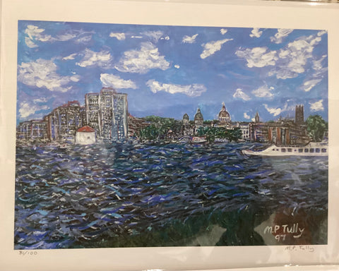 Kingston Waterfront with Ferry Tully Print