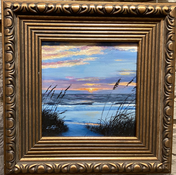 Blue Sunrise - original art by David Hale