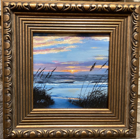 Blue Sunrise - original art by David Hale