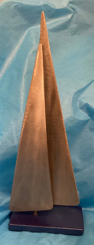 Sailboat on Base F by Ron Wettlaufer