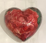 Resin heart trinket box