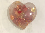 Resin heart trinket box