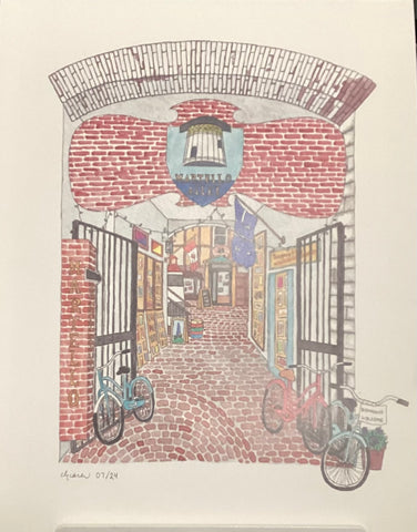 Martello Alley Print by Chiara