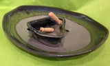 Maxwell Pottery  BOAT ON A POND DIP SET