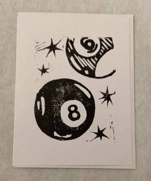 Lino Print cards by Madison