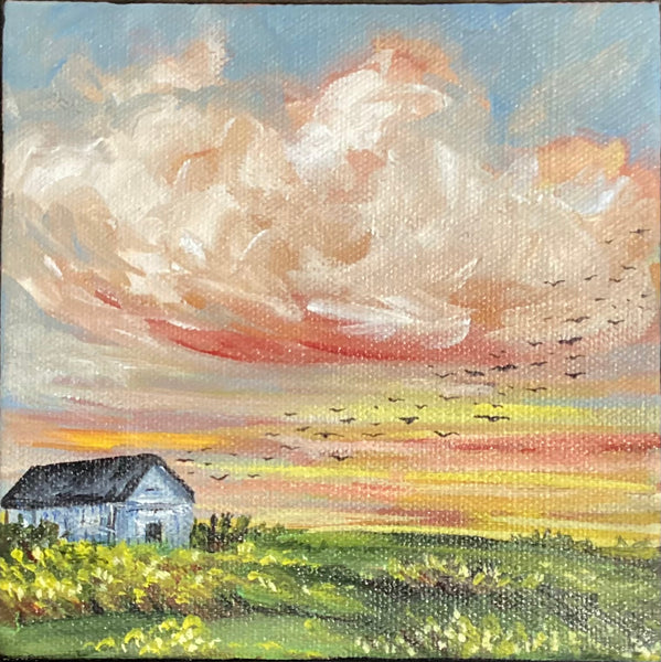 Living Skies - original by Rebecca McKelvie