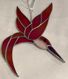Stained Glass Hummingbird by Howard Sandles
