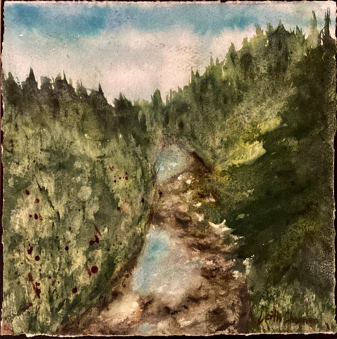 After the Rain - original painting by Leith Channen