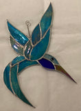 Stained Glass Hummingbird by Howard Sandles