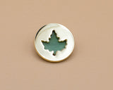 Maple Leaf Silhouette Pin Gold by Under One Roof - Sous un même toit